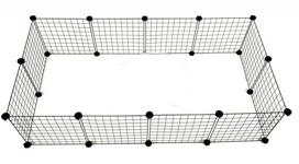 narvas suniui - C&C Modulinis šunų narvas, 145 x 75 x 37 cm, Juodas (Black) - 3 nuotrauka