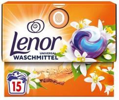 lenor - Lenor Skalbimo kapsulės All in 1 Universal Oranžinis (Orange) Blossom & Peach, 15 vnt. - 2 nuotrauka