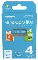 ikraunamos baterijos aaa - Panasonic Eneloop Lite Rechargeable Battery 4x AAA 550mAh - 2 nuotrauka