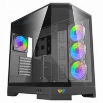 darkflash korpusas - DarkFlash DQX90 Black (Juodas) - 2 nuotrauka