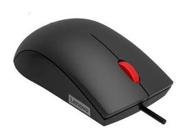 kompiuteris mouse - Lenovo 120 Wired Mouse Juodas (Black) - 1 nuotrauka