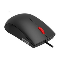 kompiuteris mouse - Lenovo 120 Wired Mouse Juodas (Black) - 2 nuotrauka