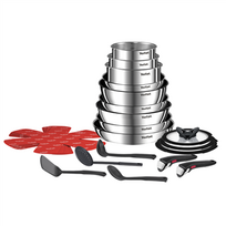 puodu rinkinys - Tefal Ingenio Emotion Cookware and Frying Pan Set, 22 Pieces L897SM74 - 1 nuotrauka