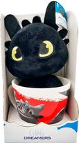 Dreamworks Animation minkštas žaislas Prisijaukinti drakoną Toothless, 18 cm