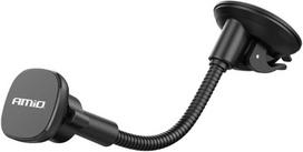 AMiO AMI-03790 magnetinis automobilio telefono laikiklis, juodas (Black)
