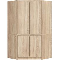 kampine spinta - Spinta Akord Furniture Factory S100 50x100x180 cm, Sonoma ąžuolo (Sonoma Oak) - 1 nuotrauka