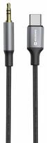 Swissten 73502309 Audio Adapteris USB-C į 3.5mm Jack 1.5m Juodas (Black)