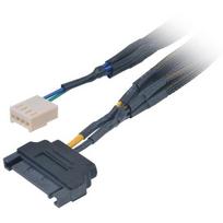 pwm laidas - Akasa Flexa FP5S PWM skirstytuvo kabelis 5 ventiliatoriams 0.45m Juodas (Black) - 2 nuotrauka