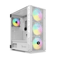 pc argb - Savio Raptor X1 ARGB White (Baltas) - 3 nuotrauka
