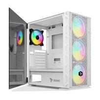 pc argb - Savio Raptor X1 ARGB White (Baltas) - 8 nuotrauka