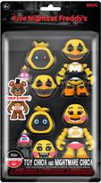 funko pop five nights at freddys - Funko Pop figūrėlės Five Nights at Freddy's Toy Chica ir Nightmare Chica, 10 cm, 2 vnt. - 1 nuotrauka
