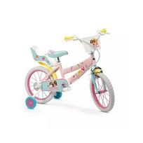 barbie dviratukas - TOIMSA BARBIE 1665 vaikiškas dviratis, 16", rožinis (Pink) - 1 nuotrauka