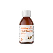 zuvis - ECOSH OMEGA-3 žuvų taukai su Camelina sativa aliejumi, apelsinų skonio, 150 ml - 1 nuotrauka