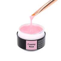 builder gel - SINCERO SALON statybinis gelis Creamy Rose, 15 ml - 2 nuotrauka