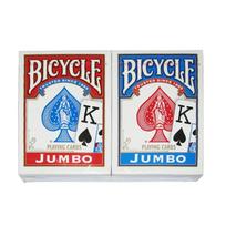 bicycle kortos - BICYCLE Žaidimo kortos Jumbo Rider Back 2 vnt. (Mėlyna/Raudona) - 2 nuotrauka