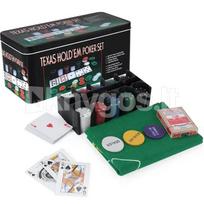 pokerio rinkinys - Žaidimas „Pokerio rinkinys Texas Hold’em“, 200 žetonų - 2 nuotrauka