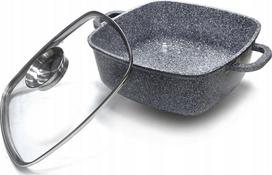 puodai zilner - Zilner Kvadratinis puodas ZL-7059, 26 cm, 5.5 l, Pilkas (Gray) - 3 nuotrauka