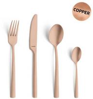sampano staliukai - Stalo įrankių komplektas Amefa Manille, 16 vnt., Vario (Copper) - 2 nuotrauka