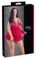 Cottelli curves Babydoll red 4XL seksualūs naktiniai