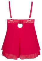 seksualus naktiniai - Cottelli curves Babydoll red 4XL seksualūs naktiniai - 8 nuotrauka