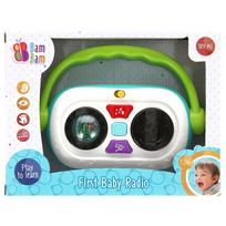 first radio - BamBam Muzikinis radijas First Baby Radio, 13 cm - 2 nuotrauka