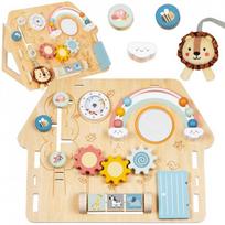 Tooky Toys Edukacinė lavinamoji veiklos lenta su namu - veiklos centras
