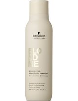 plauku sampunas - Schwarzkopf BlondMe Bond Repair Brightening šampūnas šviesiems plaukams 300 ml - 1 nuotrauka
