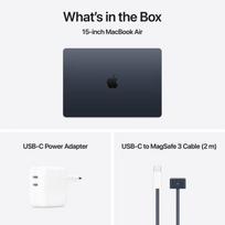 macbook m4 - Apple MacBook Air 15.3", M4 10C CPU, 10C GPU, 16 GB, 256 GB, Midnight (Juodas) - 10 nuotrauka