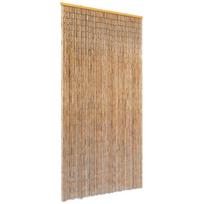 vidaXL Durų užuolaida nuo vabzdžių, bambukas, 90x220 cm