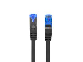 LANBERG patchcord cat.6A FTP 0.5m black