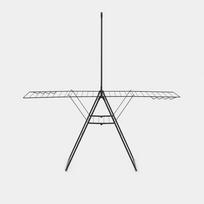 sulankstomos skalbiniu dziovyklos - Brabantia Hangon 25 m Juoda (Black) - 1 nuotrauka