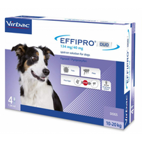 virbac nuo erkiu - Virbac Effipro Duo užlašinamasis tirpalas šunims nuo blusų ir erkių, 10-20 kg, 1 pipetė - 2 nuotrauka