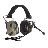 Earmor M32-FG Plus žalios (Green) aktyvios klausos apsaugos ausinės
