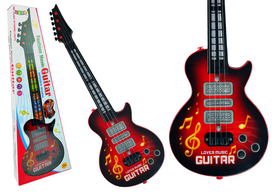 Lean Toys Vaikiška gitara Star Strings, raudona (Red)
