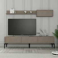 TV staliukas Asir Televizoriaus stovas Lyonas 2 - Juodas (Black)