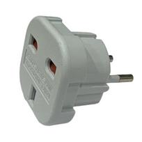 CP CP-UK1 Maitinimo kištuko adapteris UK 3 pin į Euro socket Baltas (White)
