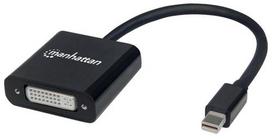 Manhattan 152549 Mini DisplayPort į DVI-I adapteris 0.195m Juodas (Black)