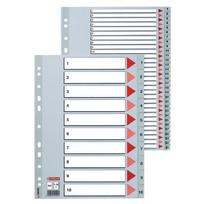 Skiriamieji lapai Esselte PP, A4, 1-12 skaičiai, plastikiniai 0807-104