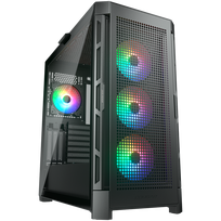 korpusai pc rgb - Cougar Duoface Pro RGB, skaidri/balta - 1 nuotrauka