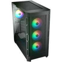 korpusai pc rgb - Cougar Duoface Pro RGB, skaidri/balta - 2 nuotrauka