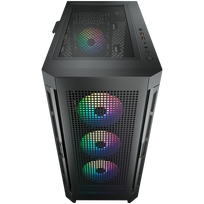 korpusai pc rgb - Cougar Duoface Pro RGB, skaidri/balta - 4 nuotrauka