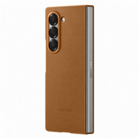 tank telefonai - Samsung Eco-leather Case EF-VF956PJE Fold6 (Tan) - 4 nuotrauka