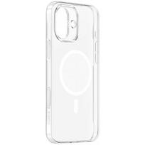 iphone 16 skaidrus deklas - Baseus "TouchButton Magnetic Case iPhone 16" Transparent - 1 nuotrauka