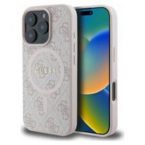 iphone ring - Guess "4G Ring Classic Logo MagSafe Case iPhone 16 Pro Max" Pink - 1 nuotrauka