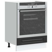 Kalmar Orkaitės spintelė 60 cm, Juoda (Black)