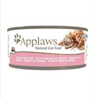 applaws cat tuna 156 - Applaws, tunas ir krevetės, 0.156 kg - 1 nuotrauka