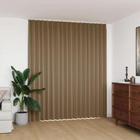 vidaXL Naktinė užuolaida su kabliukais, taupe (Taupe), 290 cm x 245 cm