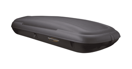 Automobilio stogo bagažinė 4IQ GLOBETROTTER, juoda/pilka, 480 l, dvipusė