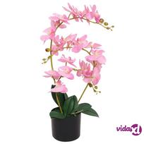 vazonai orchidejoms - Dirbtinė orchidėja vidaXL, 65 cm, rožinė (Pink) - 2 nuotrauka