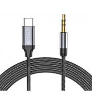usb c aux - Juodas laidas Type-C - 3.5mm (AUX) 100cm "Tech-Protect Ultraboost" - 1 nuotrauka